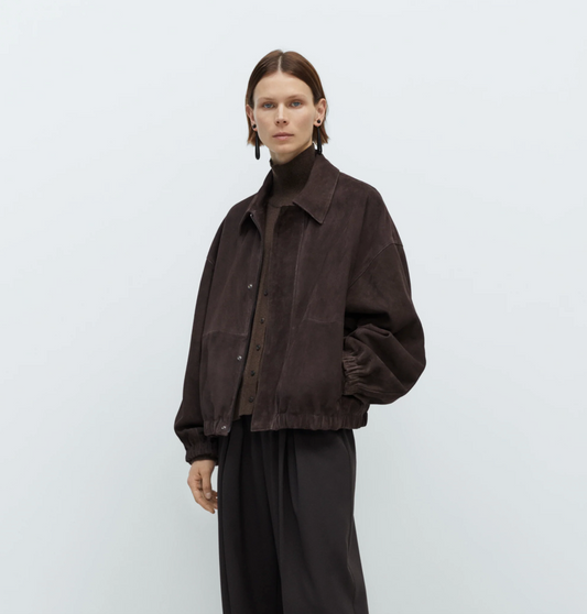 Suede Brown Bomber