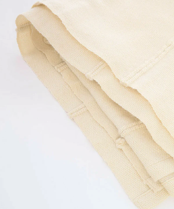 Nomada Throw Cream 50x70"