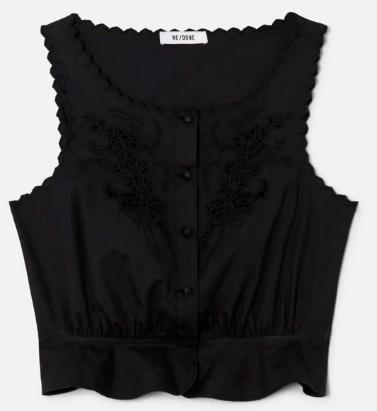 Jerry Tank Blouse - Black