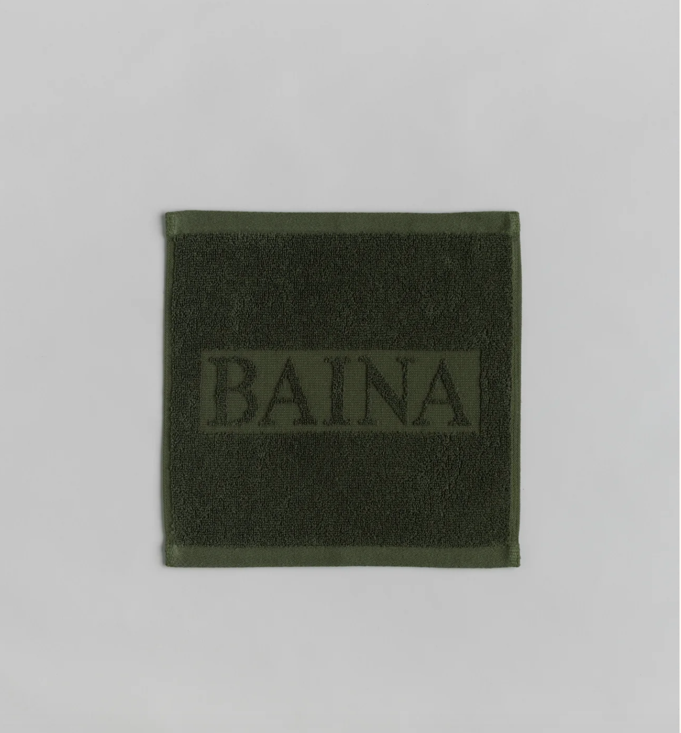 Agnes Face Cloth - Moss