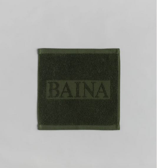 Agnes Face Cloth - Moss