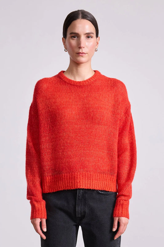 Softest Tissue Weight Sweater (Tigerlily)