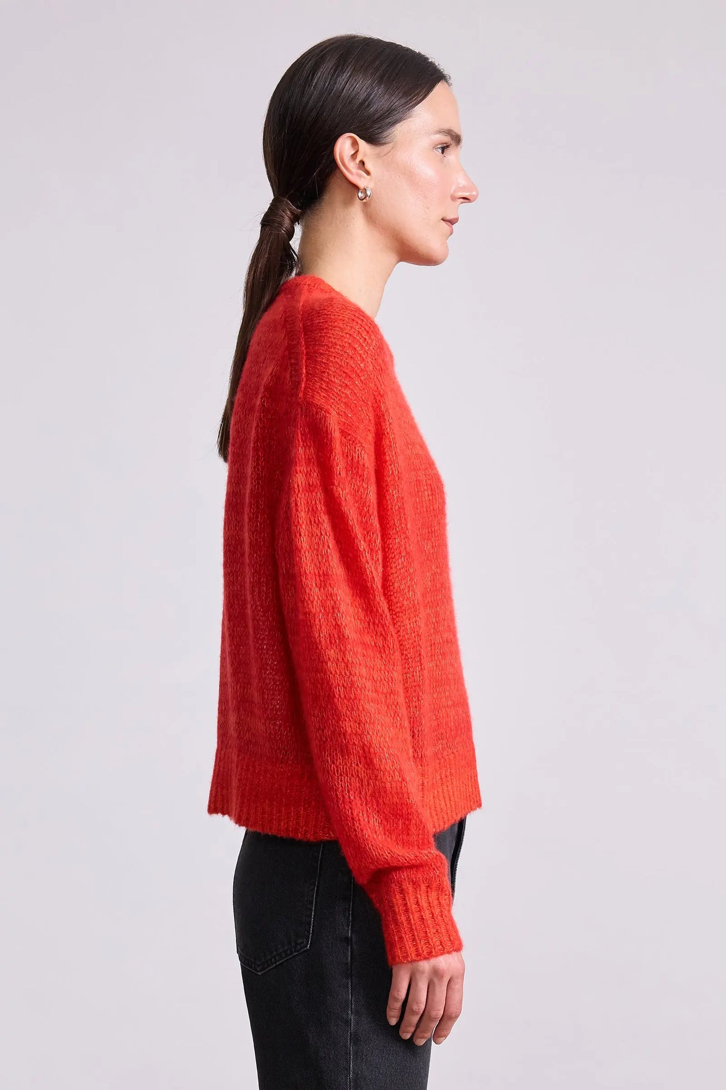 Softest Tissue Weight Sweater (Tigerlily)