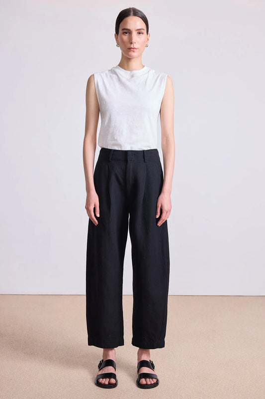 Bari Crop Trouser (Black)
