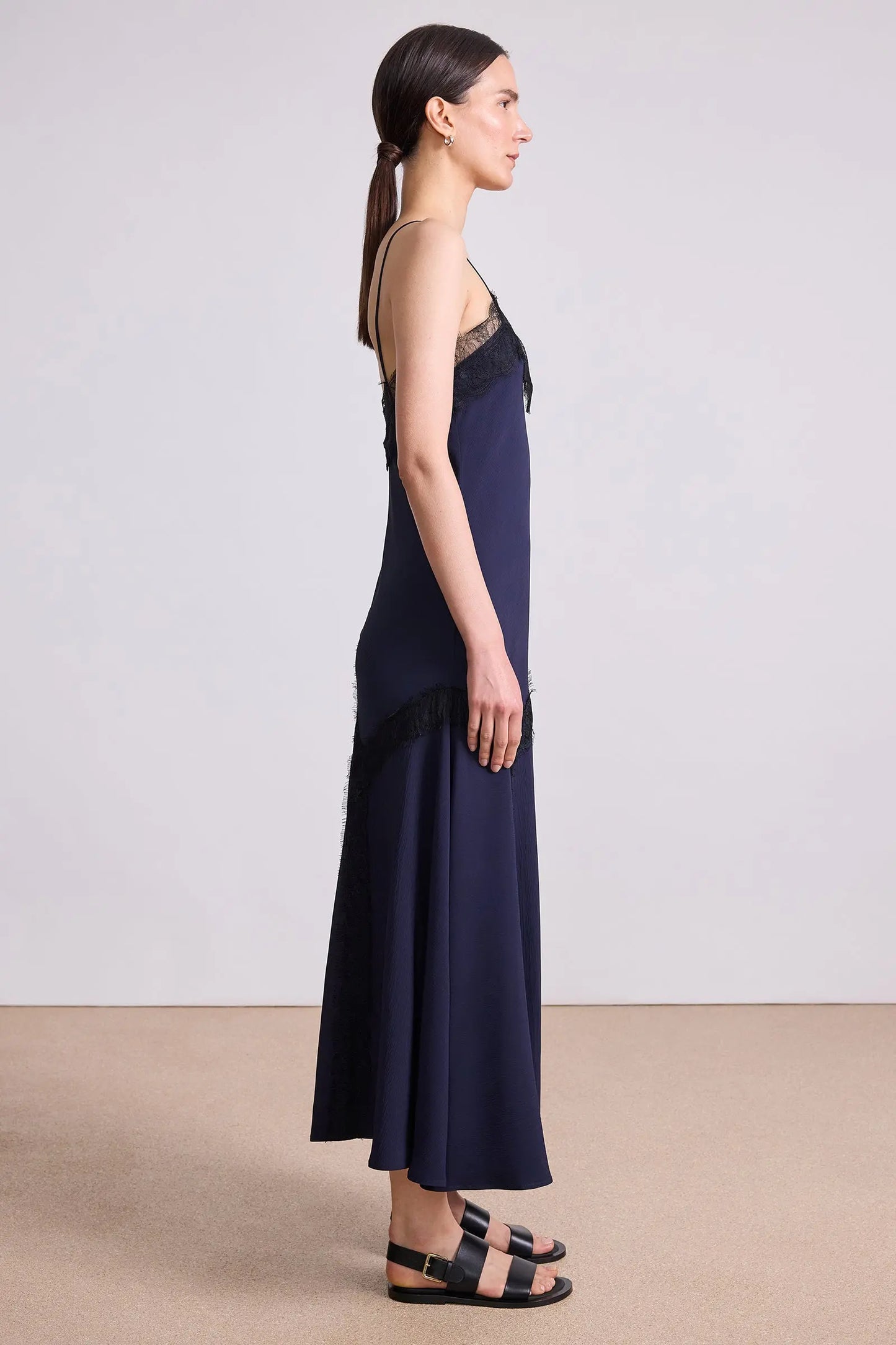 Antonia Lace Dress - Midnight