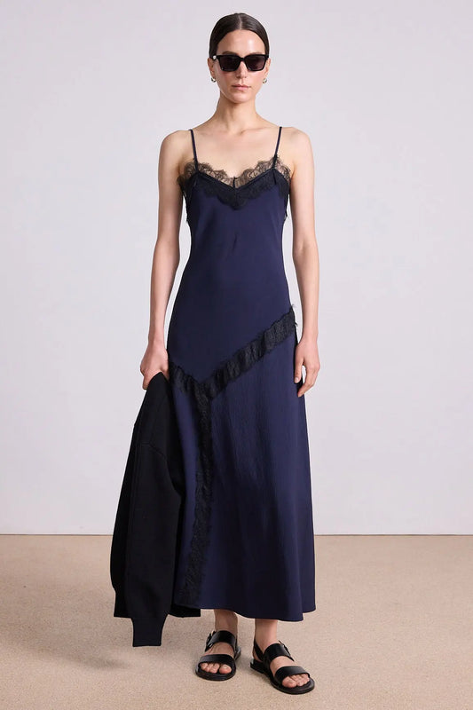 Antonia Lace Dress - Midnight