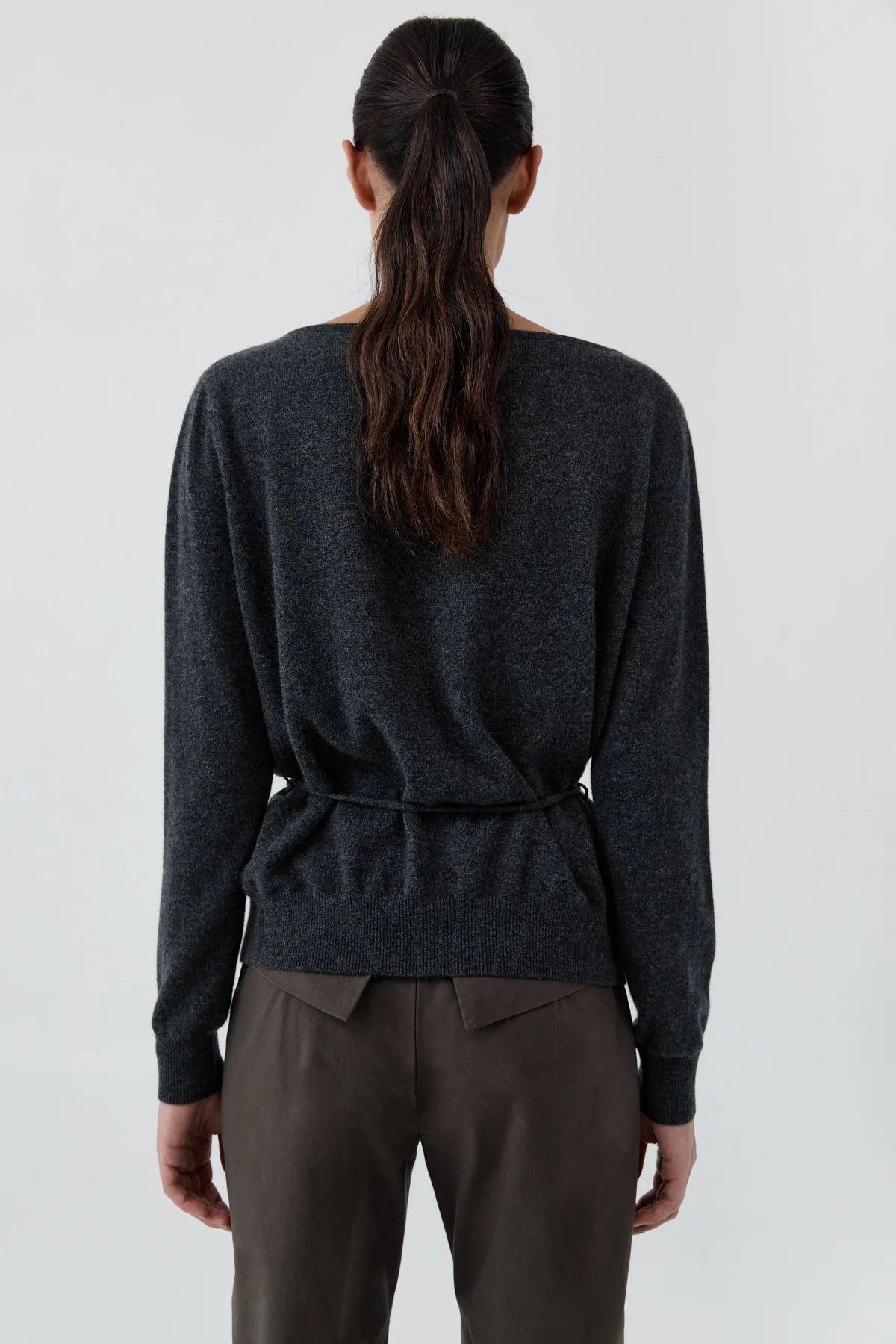Cashmere Asymm Cardigan