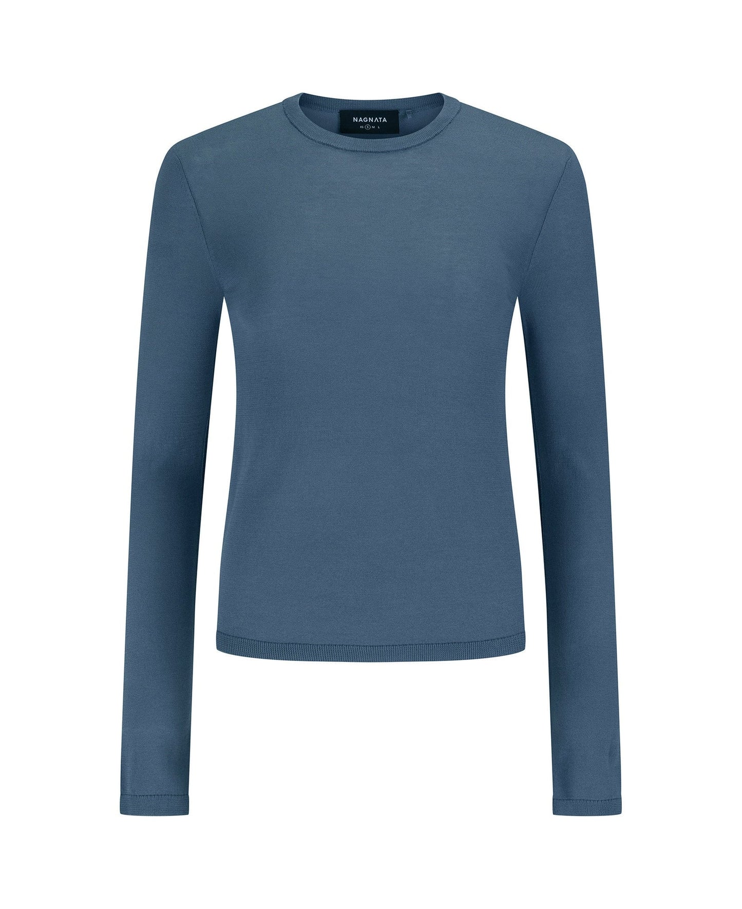 ESSENTIALS LONG SLEEVE TOP - MARINE