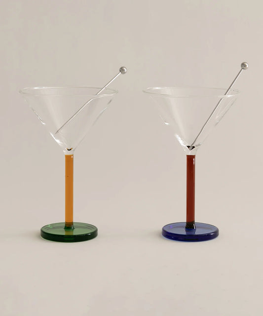 Piano Cocktail Glasses, Dizzy