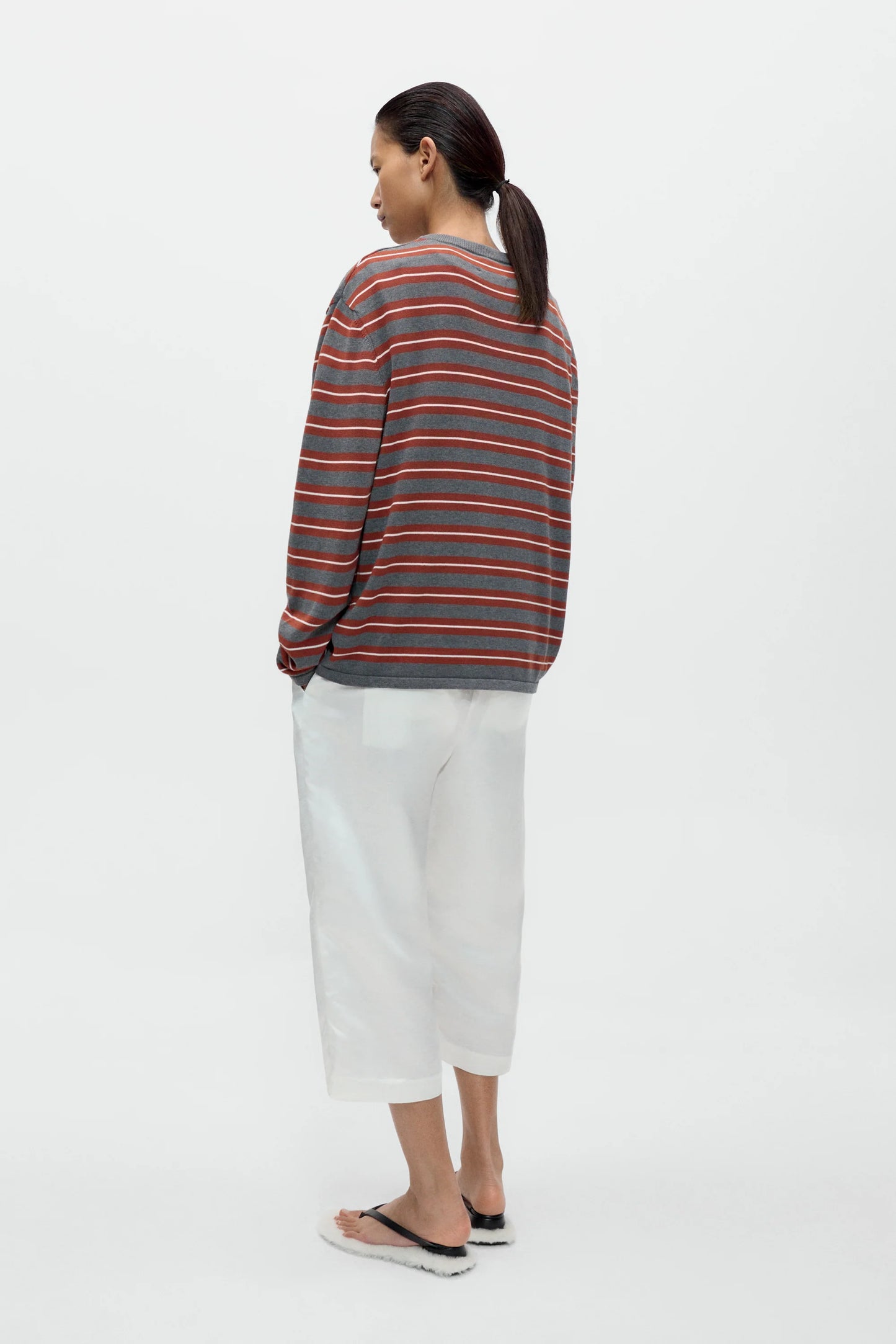 Organic Cotton Striped Long Sleeve Tee