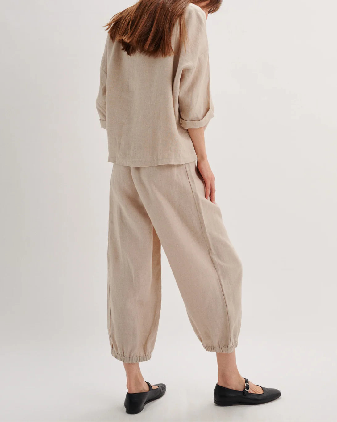 Delos Pants Linen- Natural