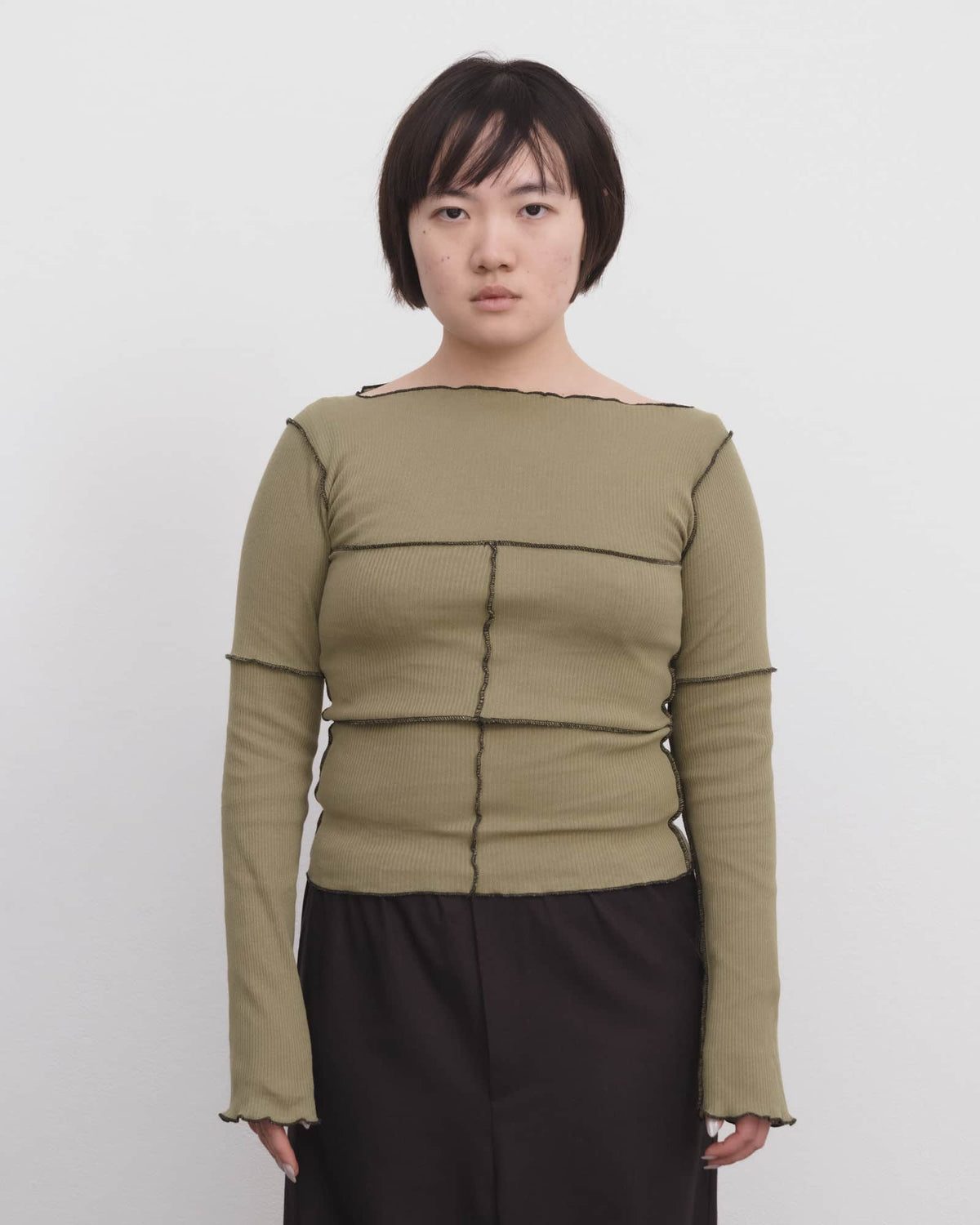 Cinder Long Sleeve- Moss Green