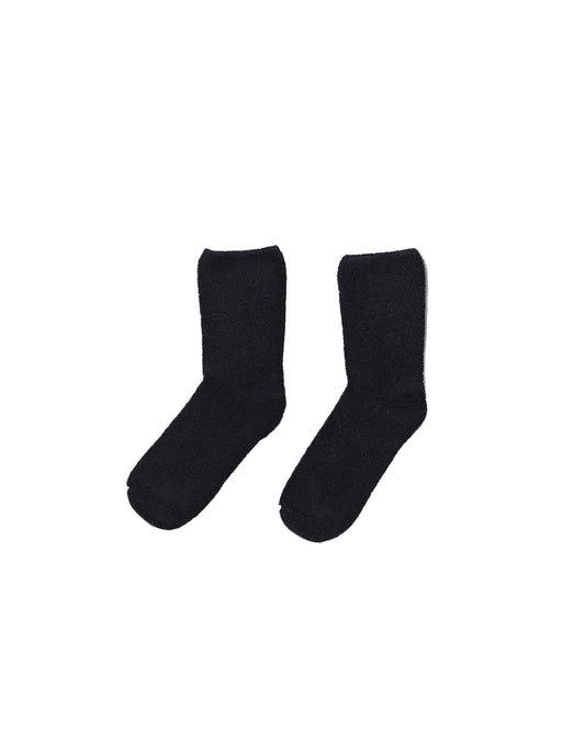 Buckle Over Anke Sock- Black