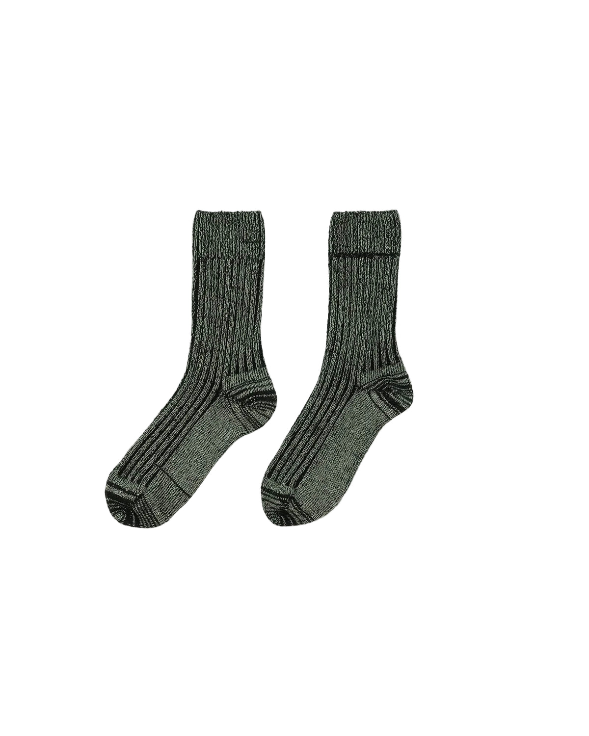 Rib Overankle Socks -Cashmere Rib