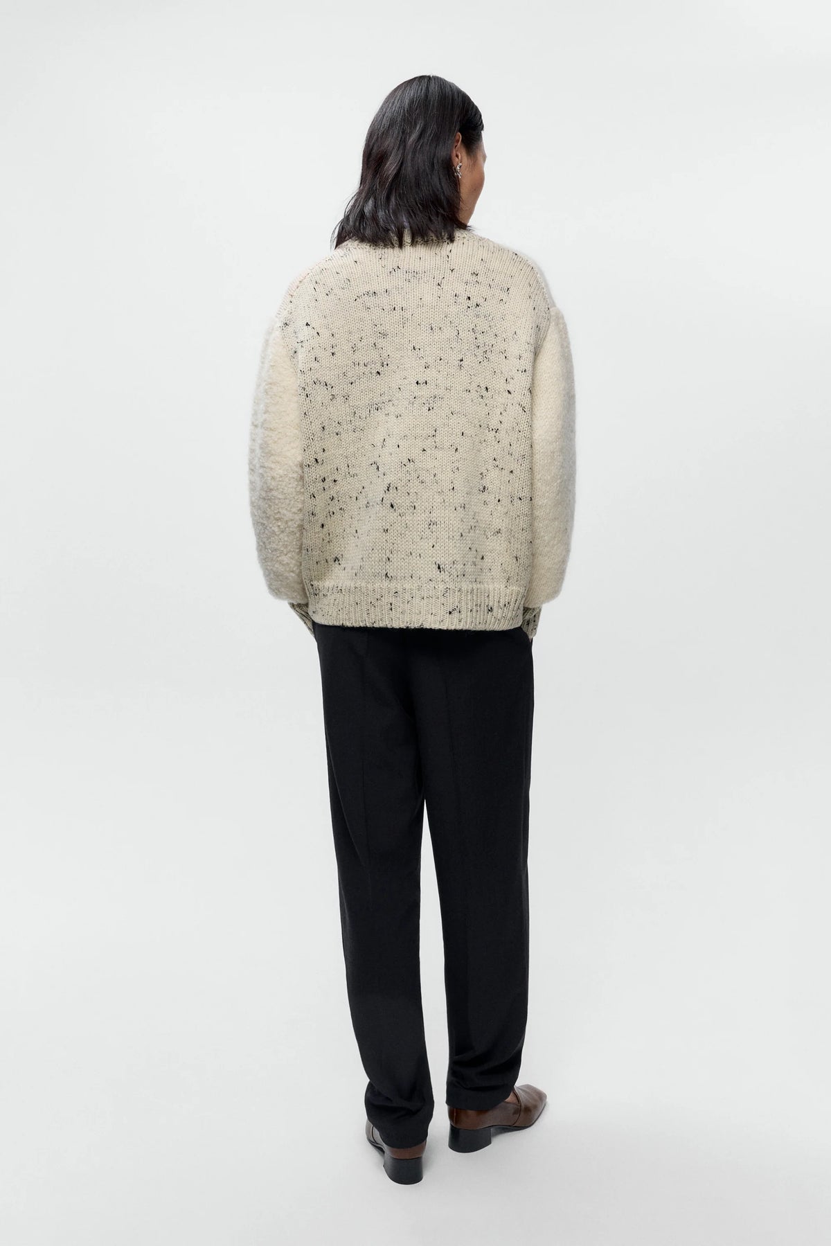 Marled Zip Cardigan