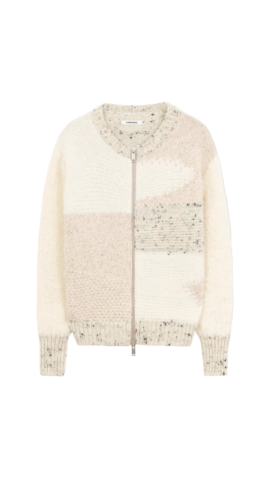 Marled Zip Cardigan