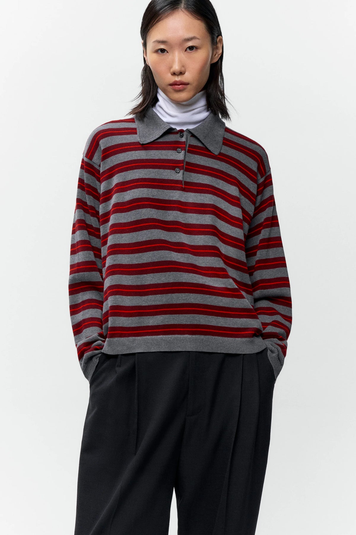Organic Cotton Striped Polo