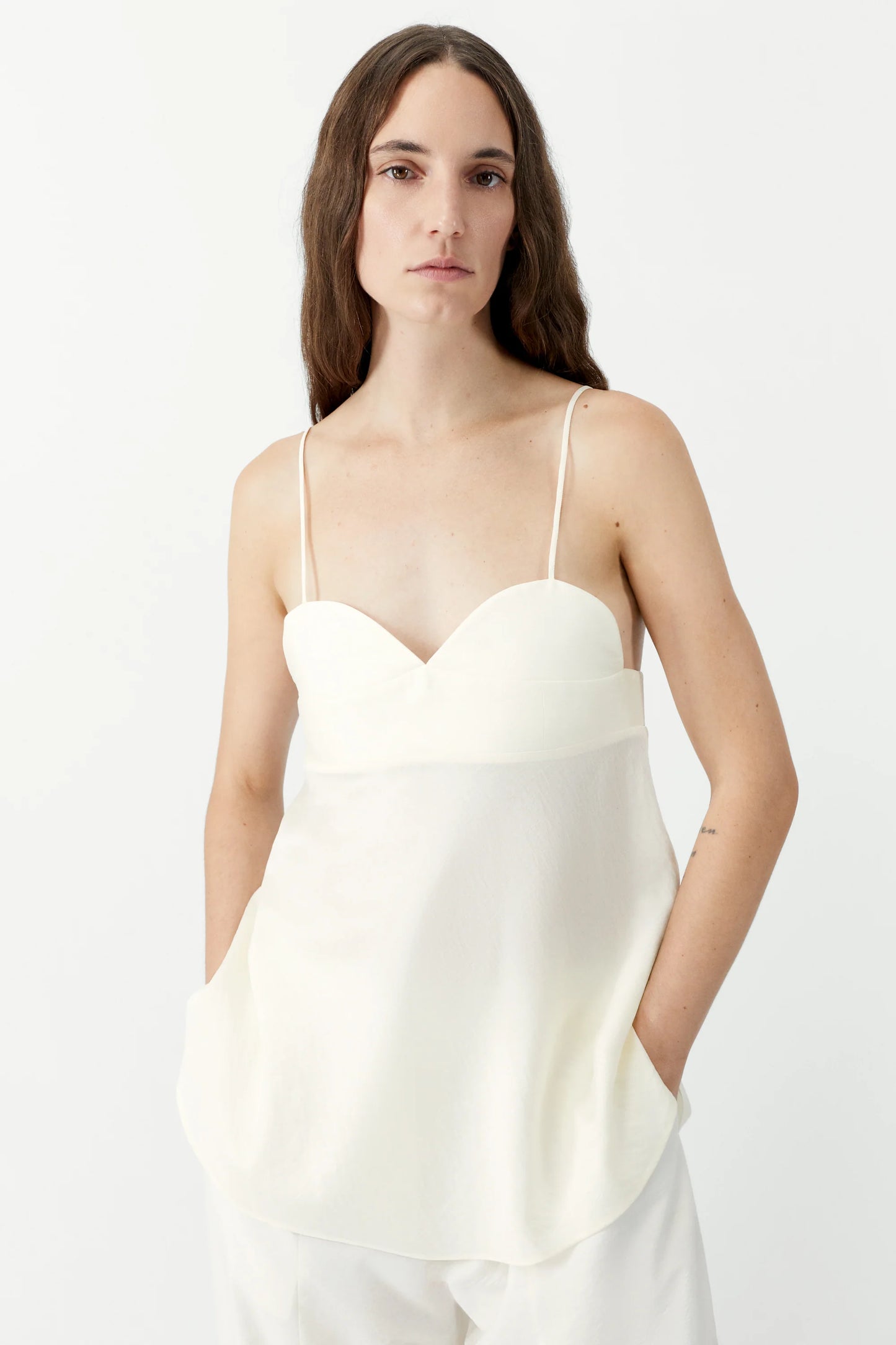 Heart Shaped Top - Marfil
