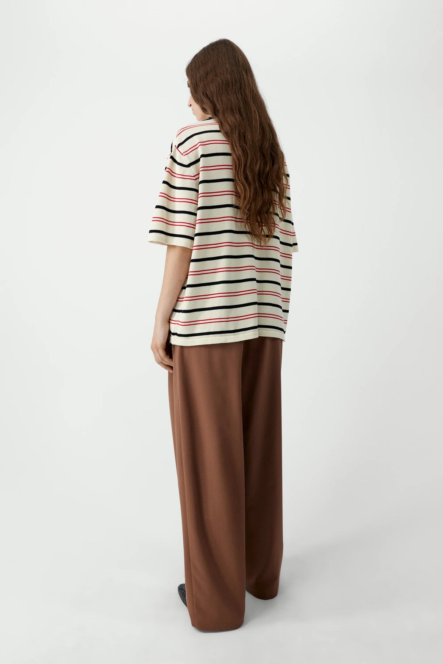 Organic Cotton Striped T-Shirt -