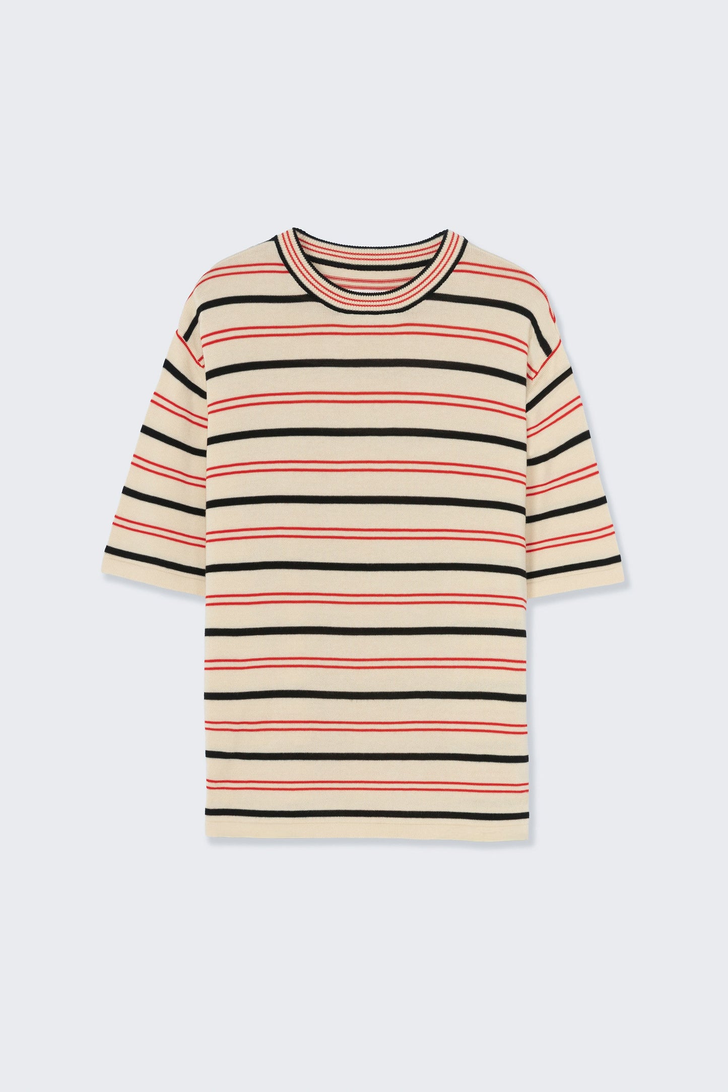 Organic Cotton Striped T-Shirt -