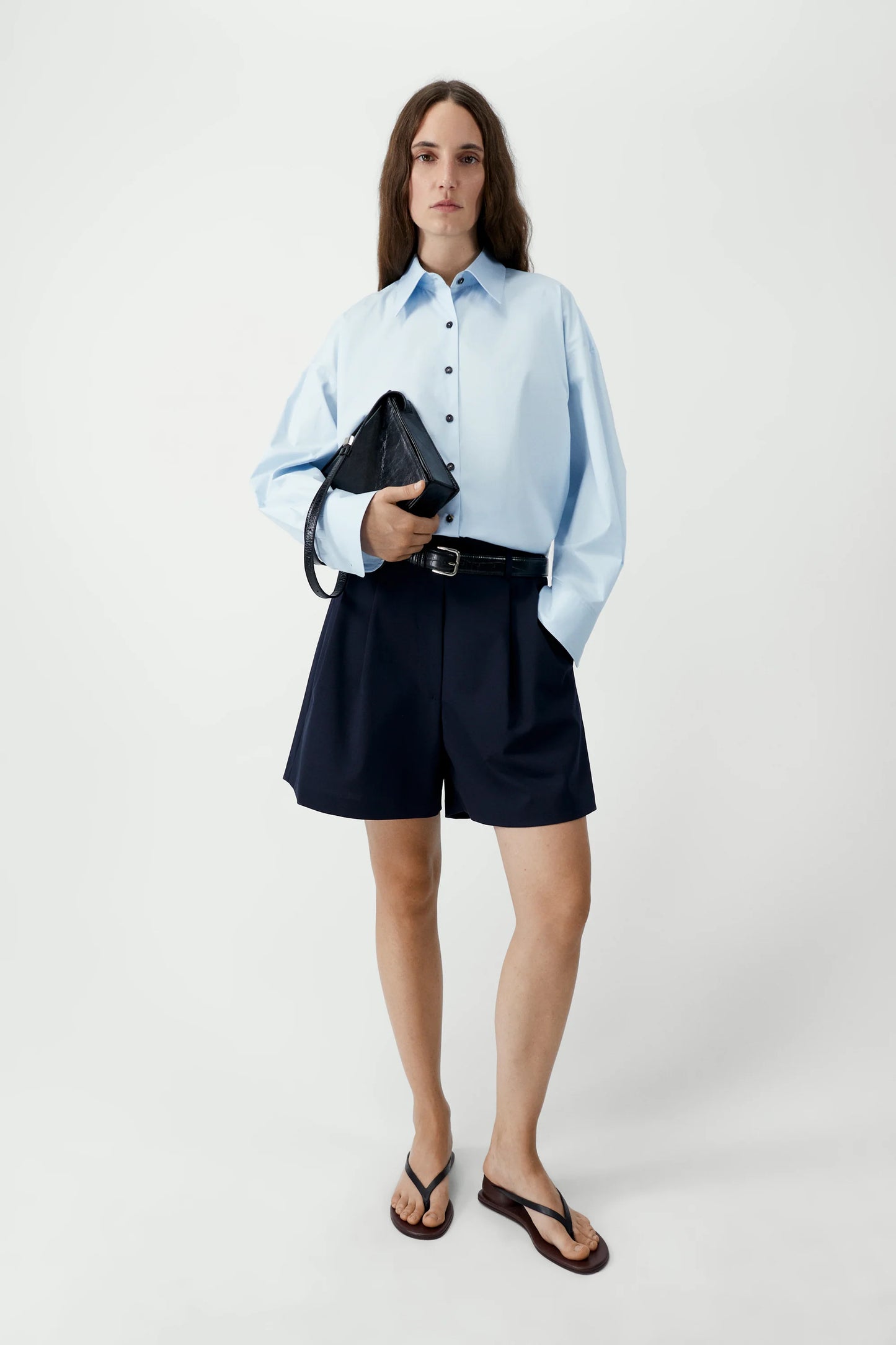 Oversized Shirt - Light Blue