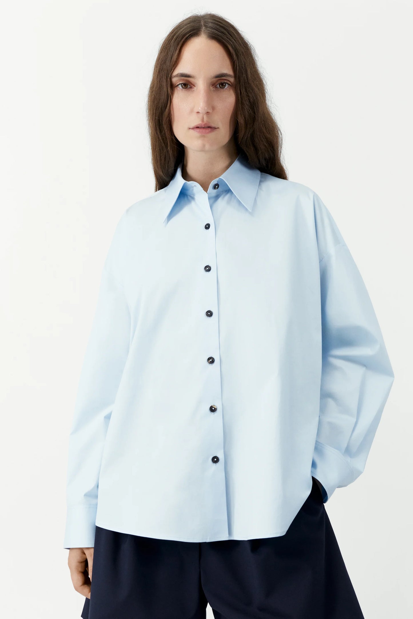 Oversized Shirt - Light Blue