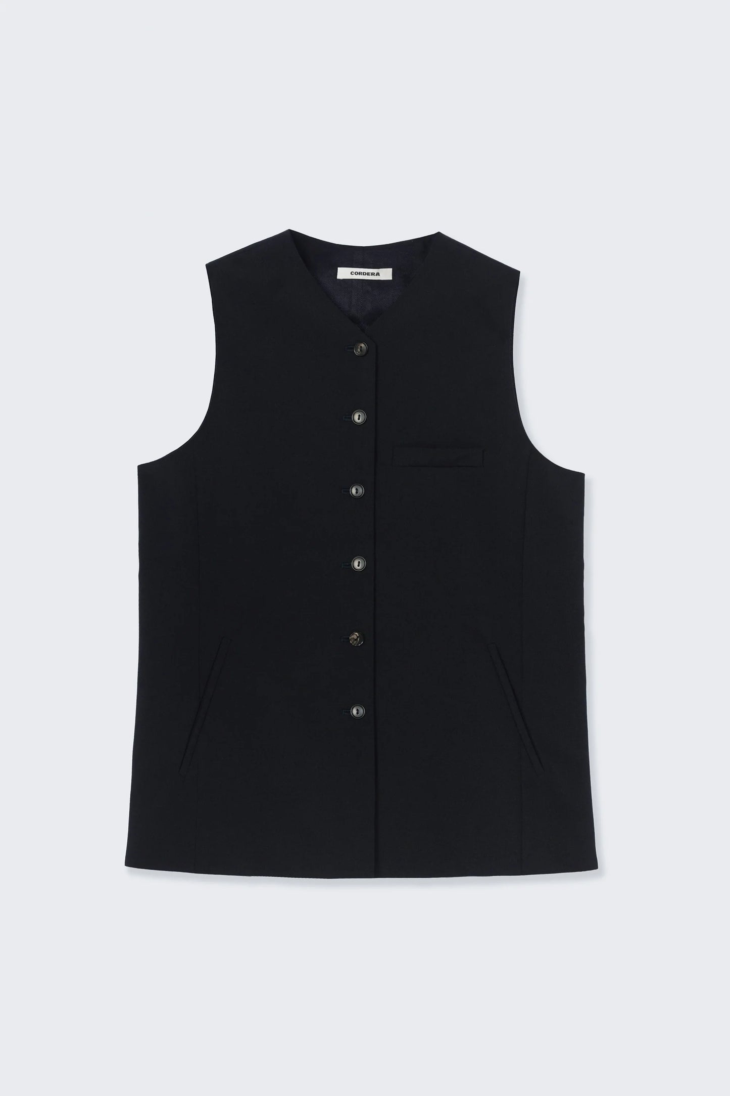 Tailored Vest - Navy