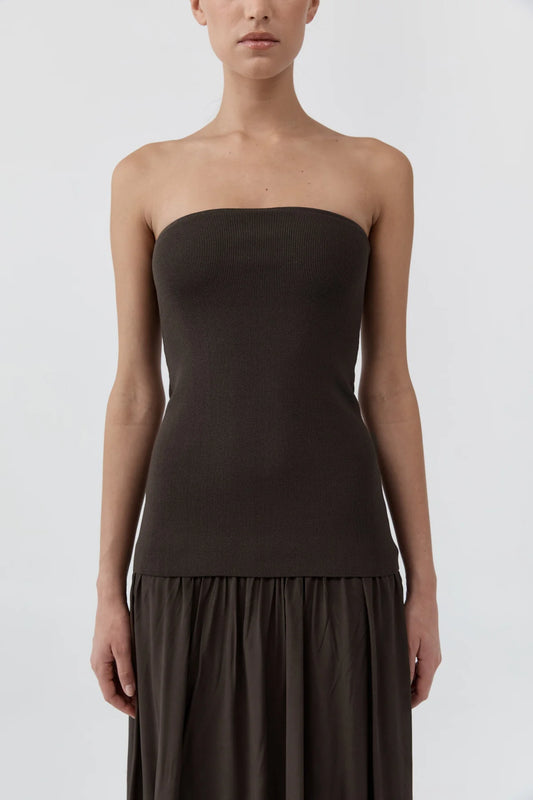 Strapless Balloon Hem Dress - Cedae