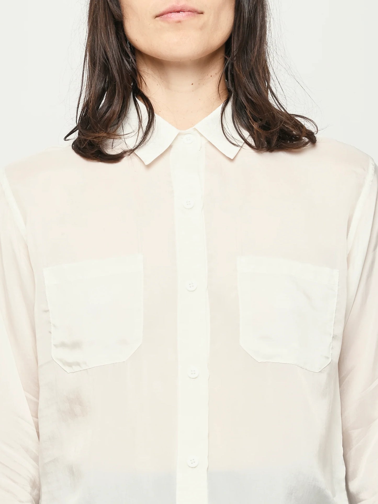 Georgia Button Down (Ivory)
