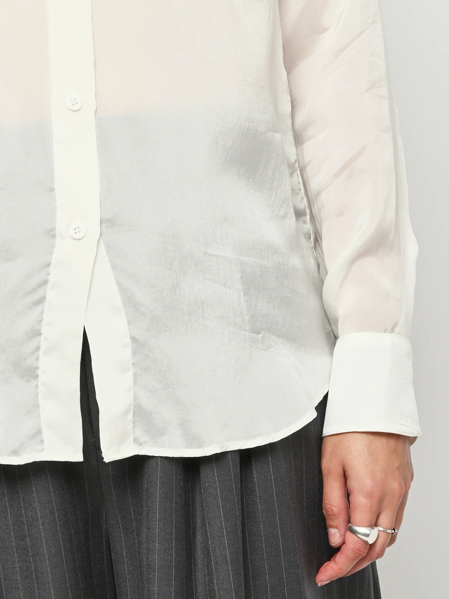 Georgia Button Down (Ivory)
