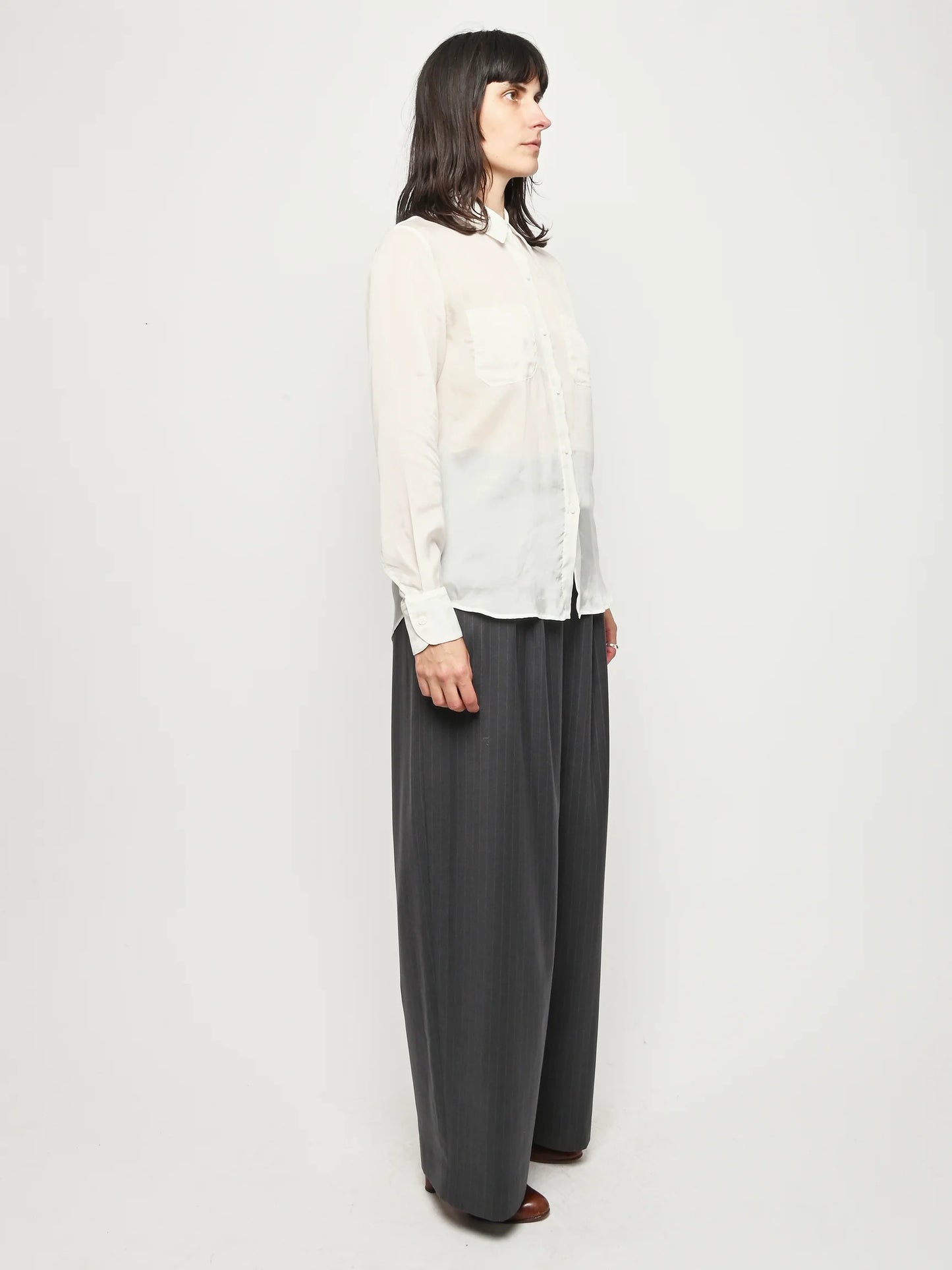 Georgia Button Down (Ivory)