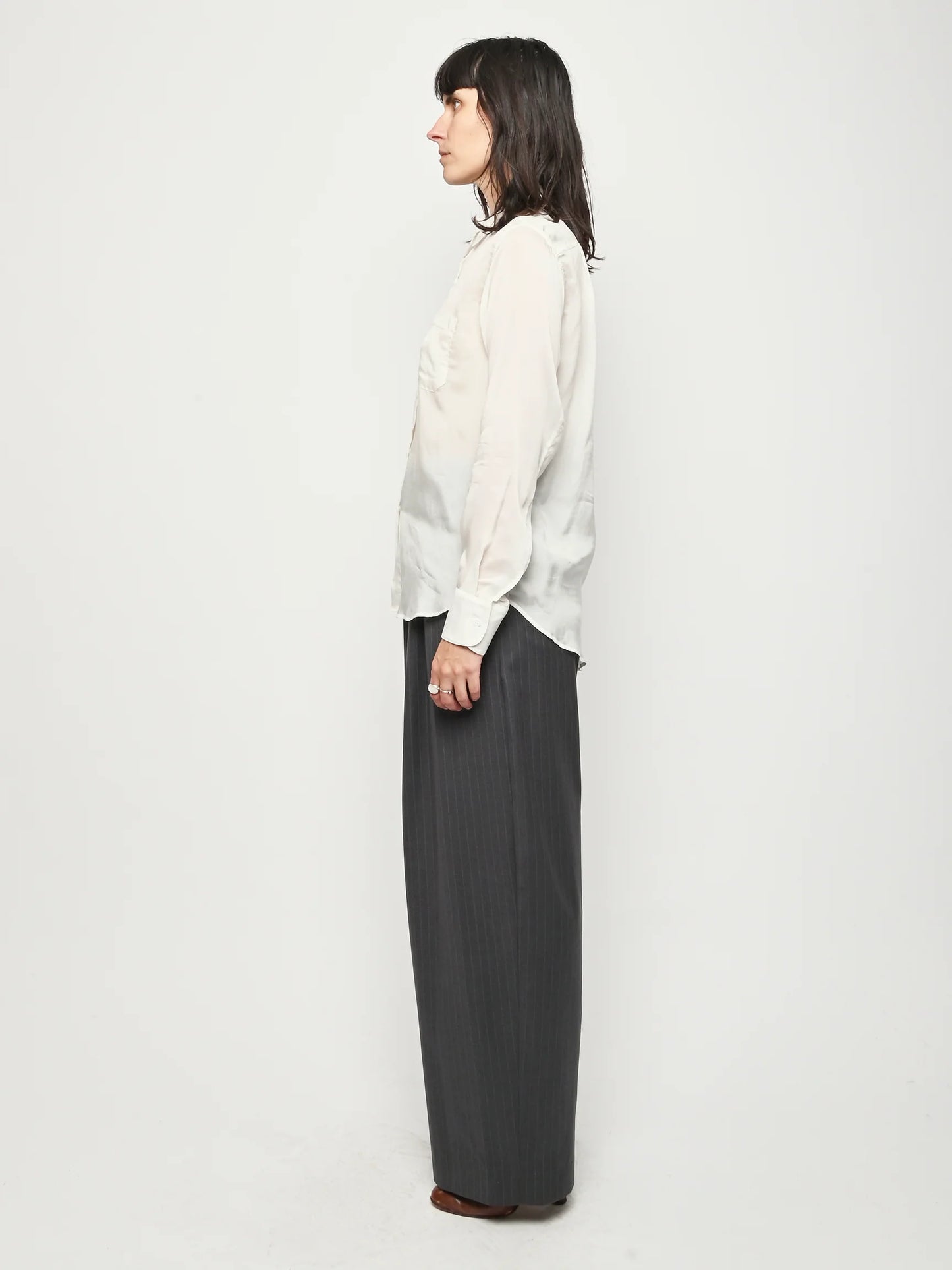 Georgia Button Down (Ivory)