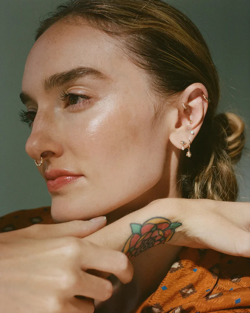 Crying Eye Single Stud Earring