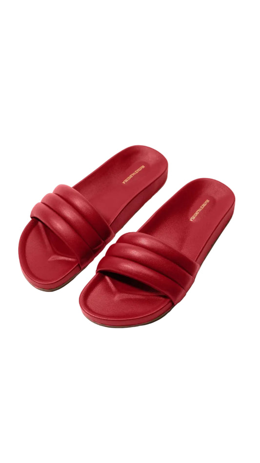 Monocolor Sandalia- Red Rose