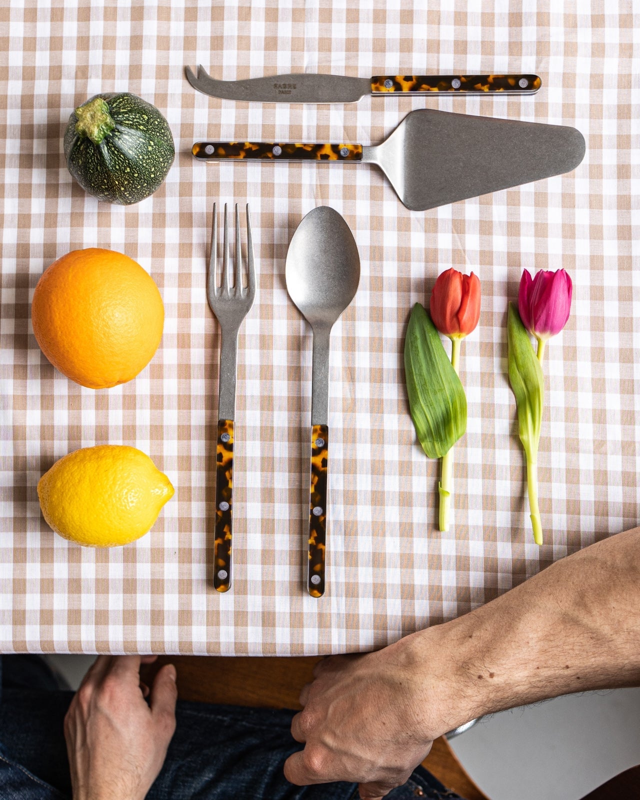 Bistrot Serving Set - Tortoise/Vintage