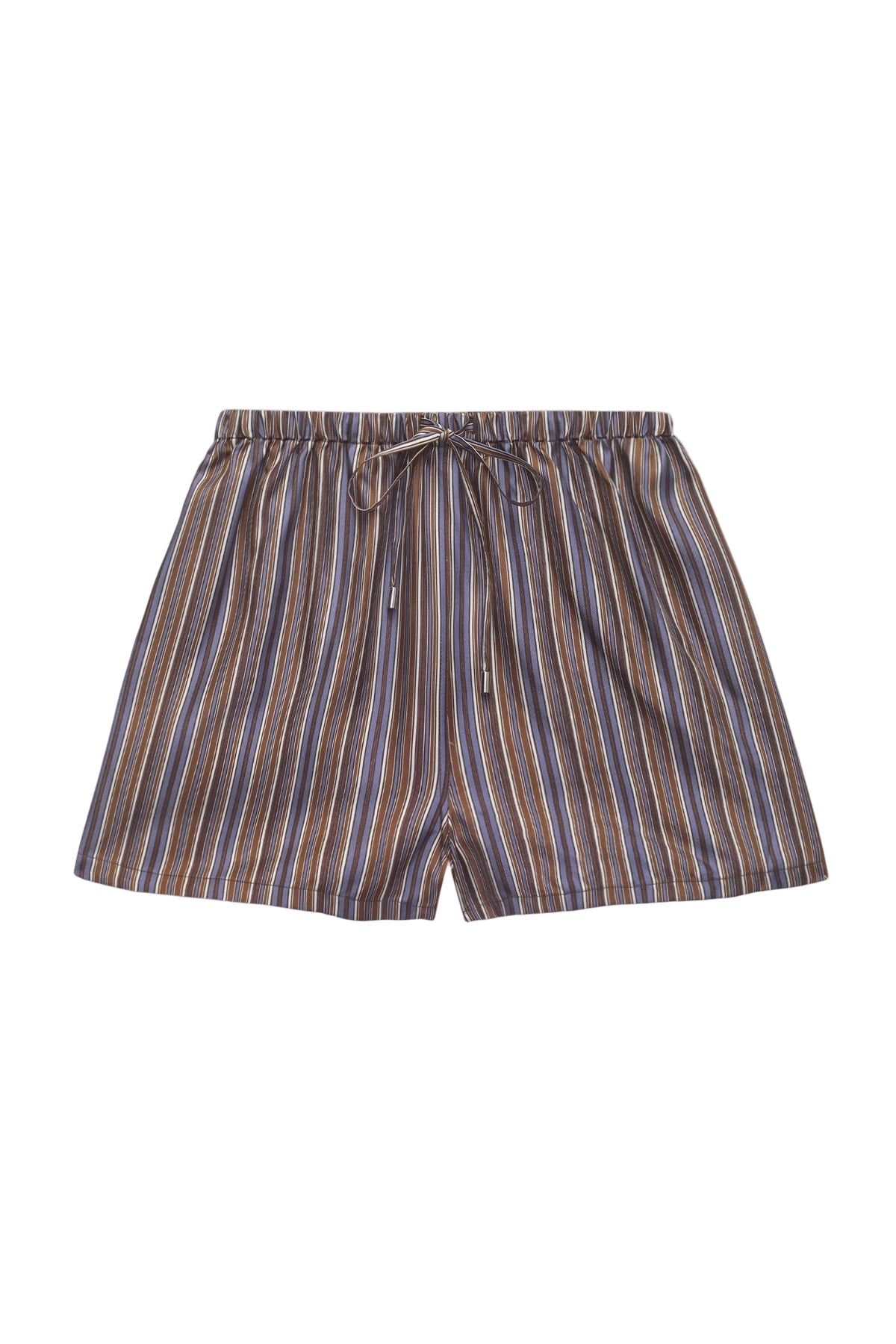 Drawstring Short, Silk Twill