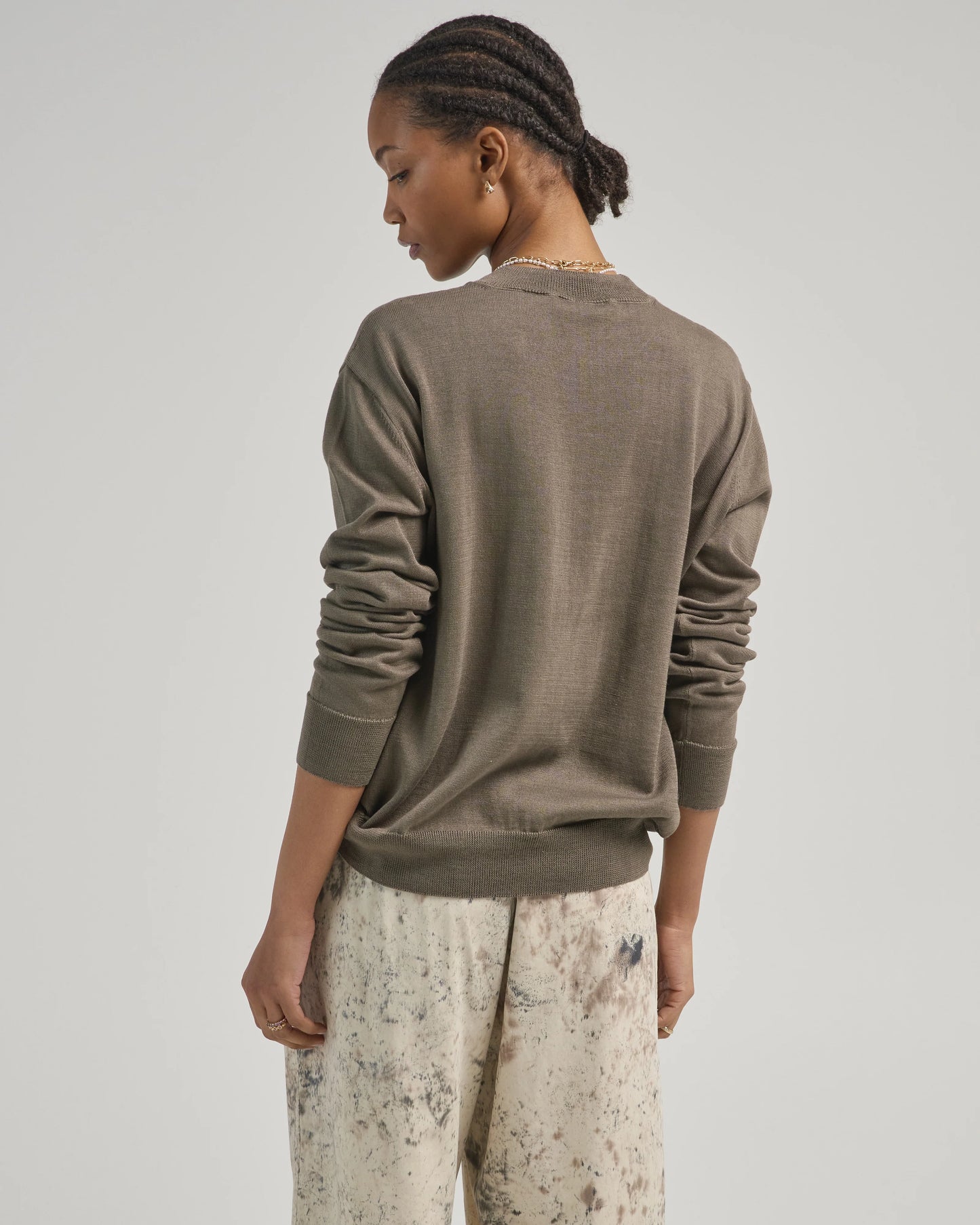 Veil Crewneck - Rock