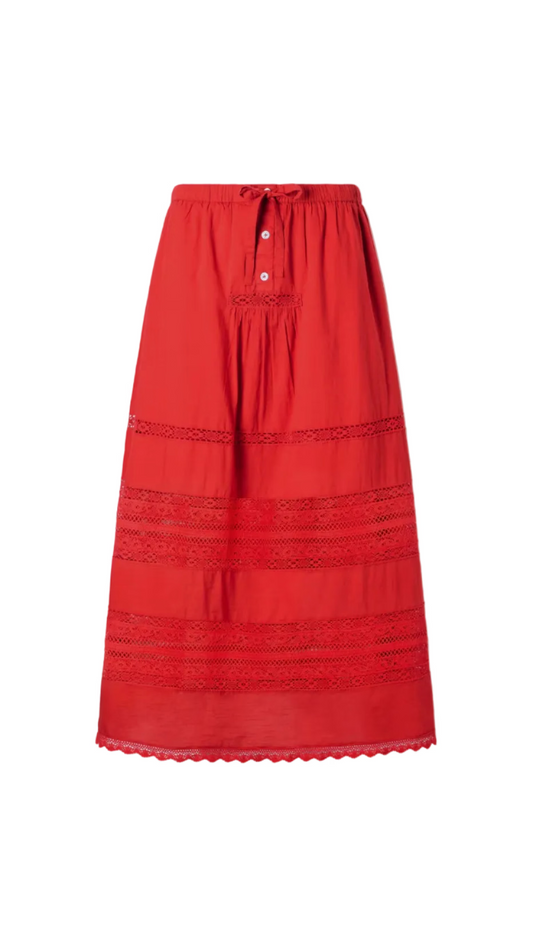PIPPA SOLID MIDI SKIRT